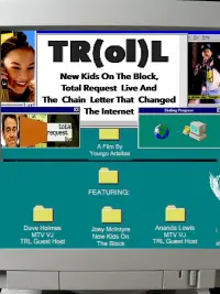 Poster to the movie "TR(ol)L: New Kids on the Block, Total Request Live and the Chain Letter That Changed the Internet" #367933