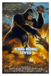 Poster to the movie "King Kong Lives" #599125