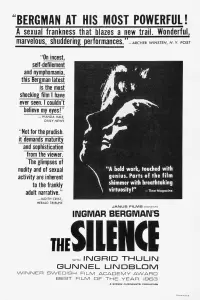 Poster to the movie "The Silence" #212266