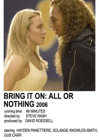 Poster to the movie "Bring It On: All or Nothing" #640638