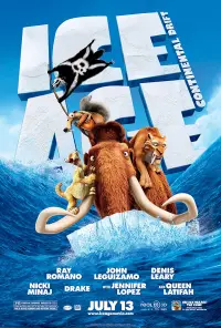 Poster to the movie "Ice Age: Continental Drift" #169603