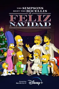 Poster to the movie "The Simpsons Meet the Bocellis in Feliz Navidad" #82494