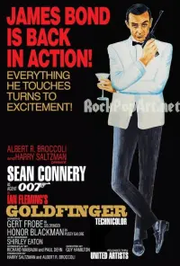 Poster to the movie "Goldfinger" #222876