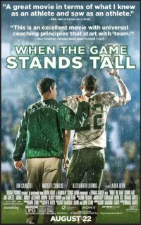 Poster to the movie "When the Game Stands Tall" #107891