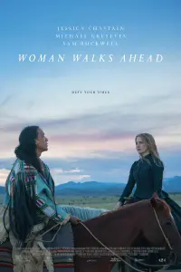 Poster to the movie "Woman Walks Ahead" #362973