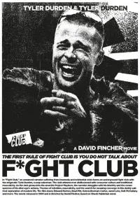 Poster to the movie "Fight Club" #578797