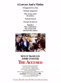 Poster to the movie "The Accused" #124776