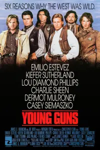 Poster to the movie "Young Guns" #115093