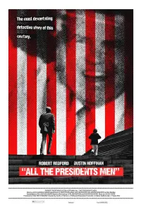 Poster to the movie "All the President