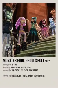 Poster to the movie "Monster High: Ghouls Rule" #469605