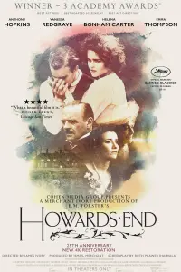 Poster to the movie "Howards End" #243757