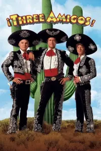 Poster to the movie "¡Three Amigos!" #290373