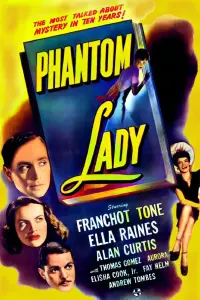 Poster to the movie "Phantom Lady" #651523