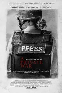 Poster to the movie "A Private War" #114917