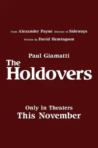 Poster to the movie "The Holdovers" #629