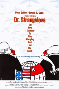 Poster to the movie "Dr. Strangelove or: How I Learned to Stop Worrying and Love the Bomb" #85457