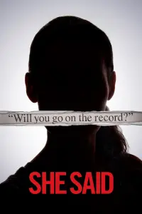 Poster to the movie "She Said" #141478