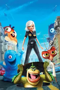 Poster to the movie "Monsters vs Aliens" #297114