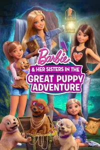 Poster to the movie "Barbie & Her Sisters in the Great Puppy Adventure" #130898