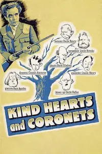 Poster to the movie "Kind Hearts and Coronets" #202430