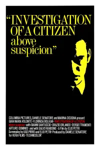 Poster to the movie "Investigation of a Citizen Above Suspicion" #175945