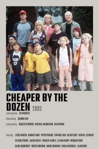 Poster to the movie "Cheaper by the Dozen" #649877