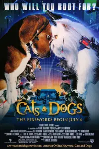 Poster to the movie "Cats & Dogs" #331459