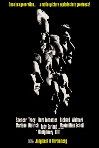 Poster to the movie "Judgment at Nuremberg" #157706