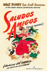 Poster to the movie "Saludos Amigos" #127934