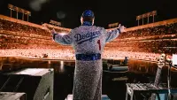 Backdrop to the movie "Elton John Live: Farewell from Dodger Stadium" #508052