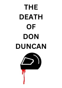 Poster to the movie "The Death of Don Duncan" #621623