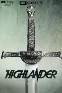 Poster to the movie "Highlander" #254950