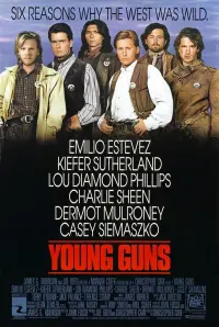 Poster to the movie "Young Guns" #272874