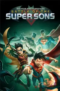 Poster to the movie "Batman and Superman: Battle of the Super Sons" #68923