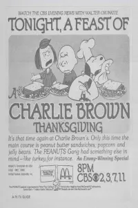 Poster to the movie "A Charlie Brown Thanksgiving" #587877