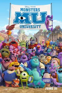 Poster to the movie "Monsters University" #40916