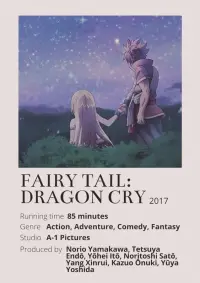 Poster to the movie "Fairy Tail: Dragon Cry" #556655