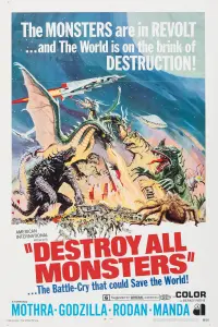 Poster to the movie "Destroy All Monsters" #141656