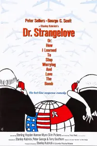 Poster to the movie "Dr. Strangelove or: How I Learned to Stop Worrying and Love the Bomb" #85456