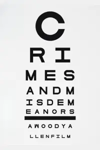 Poster to the movie "Crimes and Misdemeanors" #621234