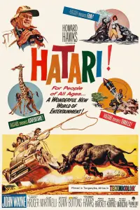 Poster to the movie "Hatari!" #364306