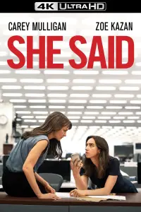 Poster to the movie "She Said" #141475