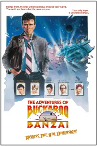 Poster to the movie "The Adventures of Buckaroo Banzai Across the 8th Dimension" #83147