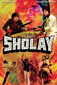 Poster to the movie "Sholay" #148706