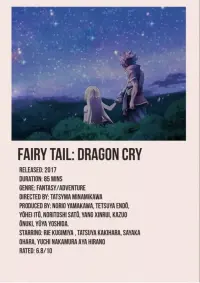 Poster to the movie "Fairy Tail: Dragon Cry" #556656