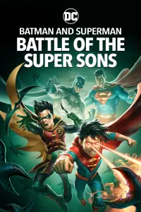 Poster to the movie "Batman and Superman: Battle of the Super Sons" #68924