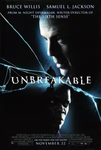 Poster to the movie "Unbreakable" #565802