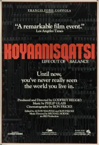 Poster to the movie "Koyaanisqatsi" #154397