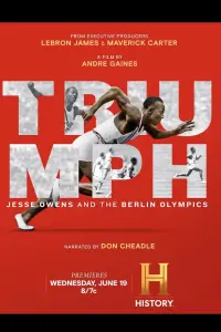 Poster to the movie "Triumph: Jesse Owens and the Berlin Olympics" #487951