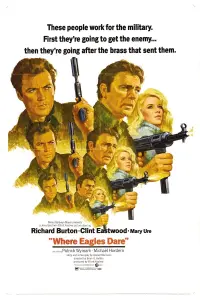 Poster to the movie "Where Eagles Dare" #91821